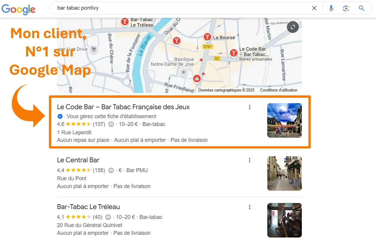 fiche google bar
